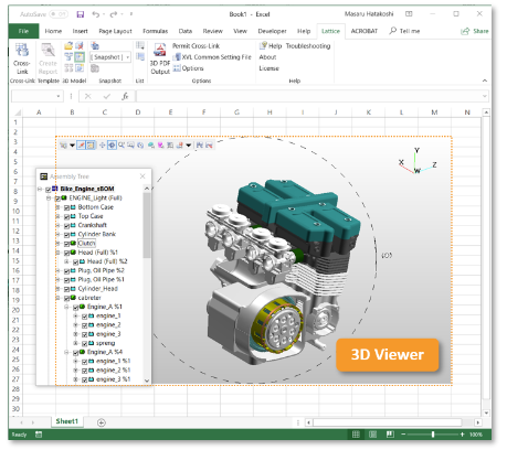 Embed 3D Models and Work Instructions in Microsoft Excel Spreadsheets ...